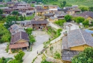 Village with mud walls in Ha Giang