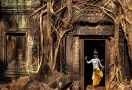 Ta Prohm temples, Cambodge