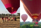 Début de Montgolfière à Bagan
