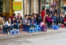 Cafe aux Vieux quartiers d'Hanoi