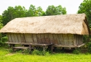 Maison longue d'un group ethnique