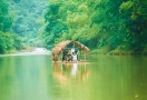 Rafting en bamboo au ruisseau Cham