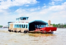 Le ferry sur le Mékong