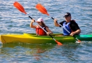 Kayak à la baie d'Halong