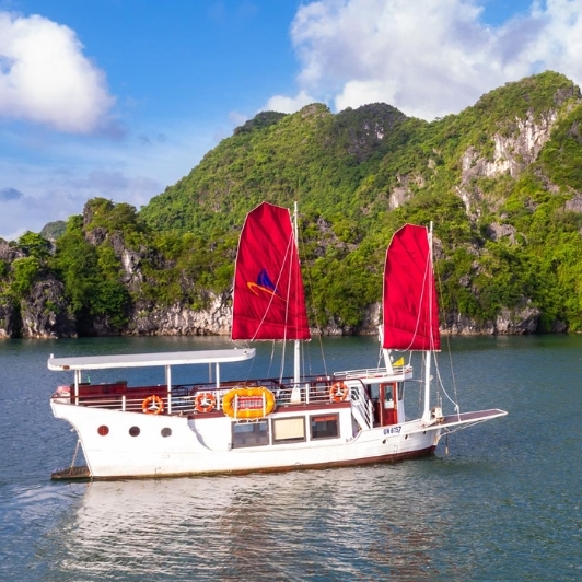 Croisière Privée D'Une Journée Amazing Sails Explorer Dans La Baie D'Halong