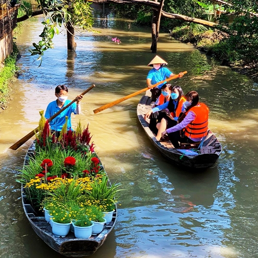 Visiter le delta du Mékong Vietnam mémorable 5 Jours 4 Nuits