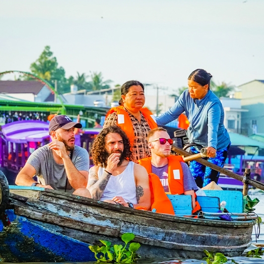 Circuit d'une semaine magique au delta du Mékong 7 Jours