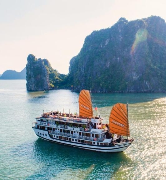  Croisière Jonque Victory Dans La Baie D'Halong