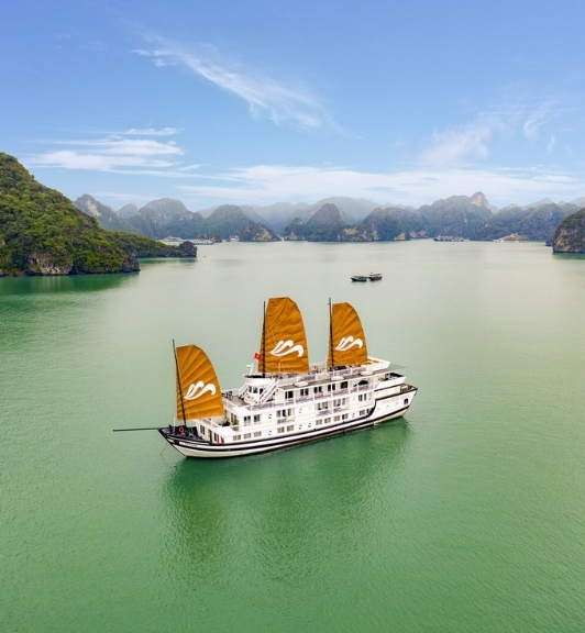 Croisière Jonque Paradise Sails Dans La Baie D'Halong