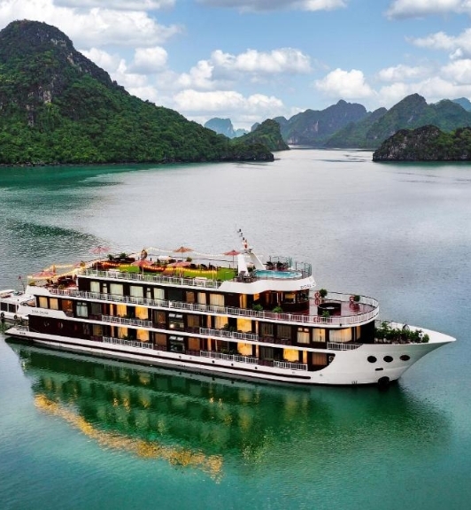  Croisière Bateau Dora Dans La Baie D'Halong - Baie De Lan Ha