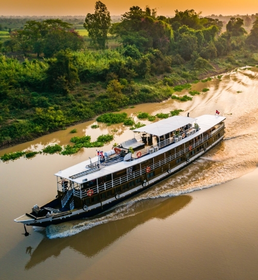 Croisière Bateau Toum Tiou I Sur Le Mékong 