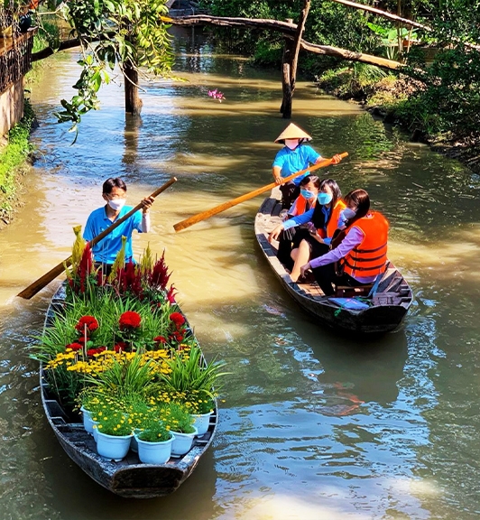 Visiter le delta du Mékong Vietnam mémorable 5 Jours 4 Nuits