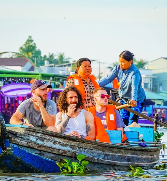 Circuit d'une semaine magique au delta du Mékong 7 Jours