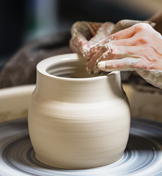 Visite du village Bat Trang, chapeaux coniques Chuông, village d'encens de Quang Phu Cau 1 Jour