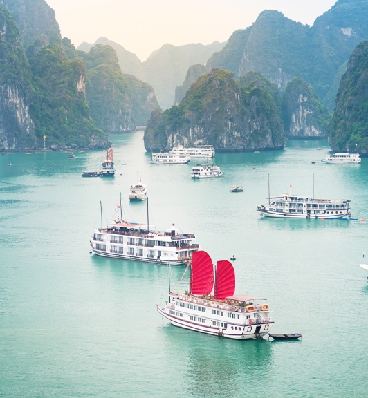 Itinéraire de la Baie d'Halong aux Temples d'Angkor 12 Jours 11 Nuits