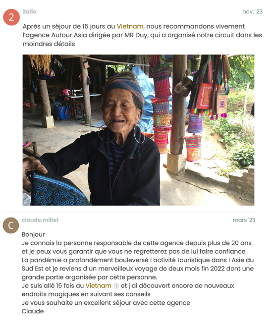 Retours d’expérience de nos clients sur Routard