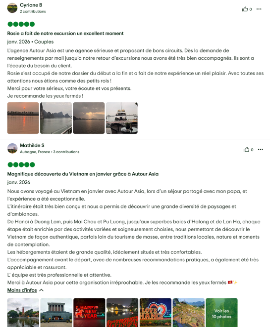 Découvrez nos avis sur TripAdvisor