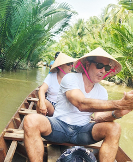 Visite le delta du Mékong Mme.Soraya