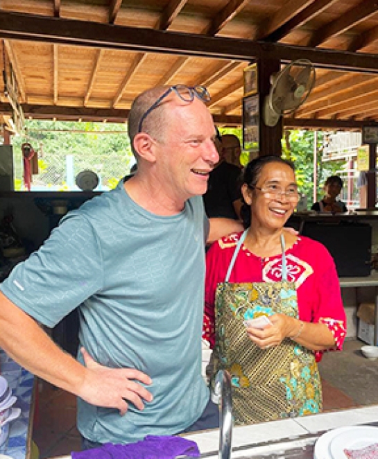 Campagne tour à Vélo SiemReap Cambodge M. Jerry