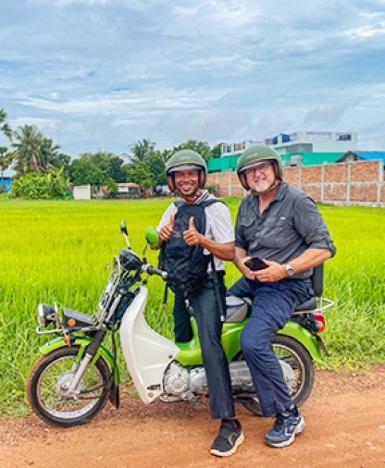 Campagne Tour en moto à SiemReap M. Matt