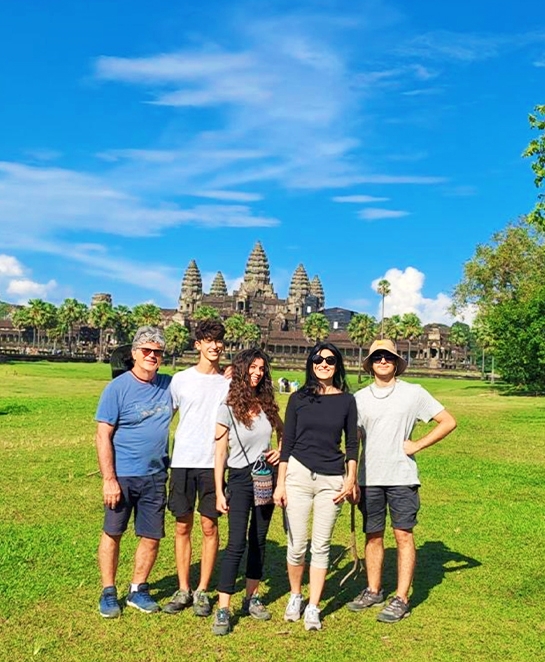 Voyage mémorable au Cambodge pour Famille Fabio