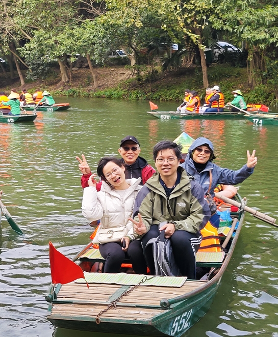Excursion à Ninh Binh (Pagode Bai Dinh et Croisière Trang An)