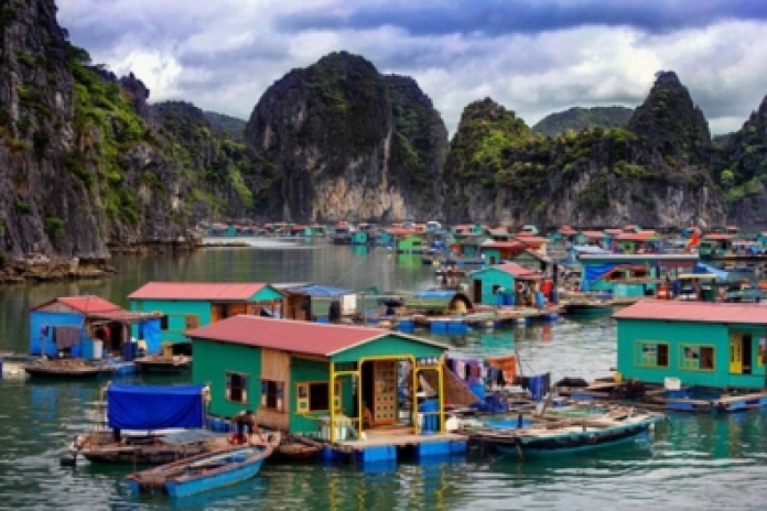 Grotte de Thien Canh Son - Baie de Bai Tu Long - Port International d'Halong (B, Brunch)