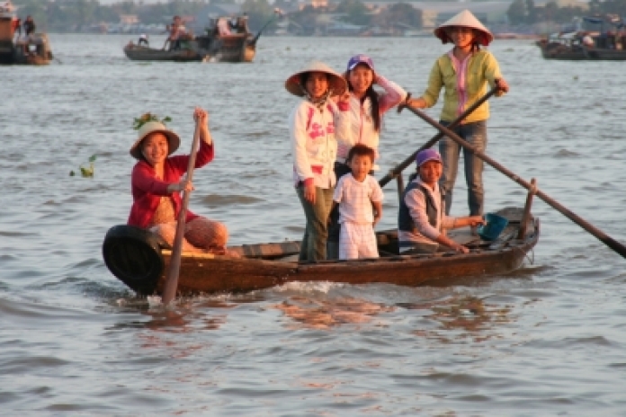 Can Tho - Marché flottant de Cai Rang - Sai Gon (B, L)