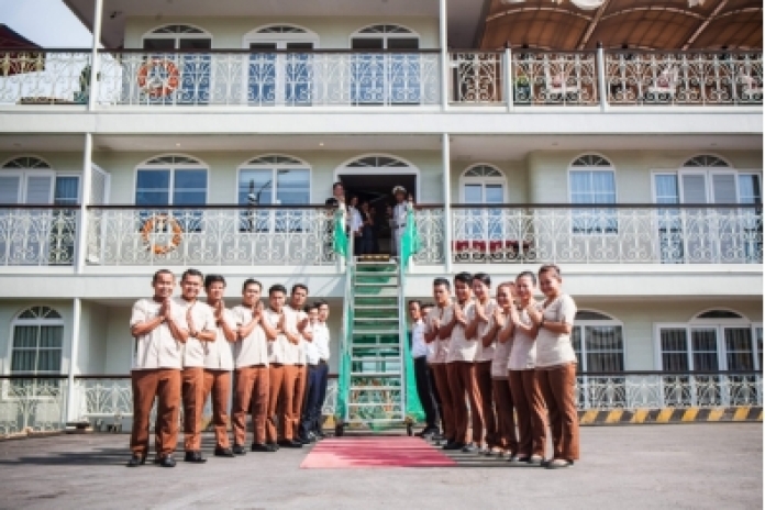 My Tho - Embarquement - Croisière RV Mekong Navigator (-,-,D)