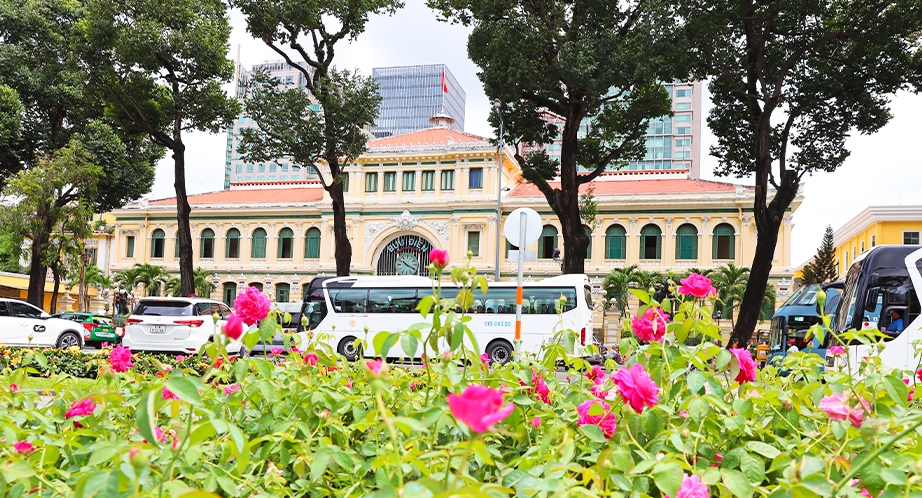 Poste centrale de Ho Chi Minh Ville