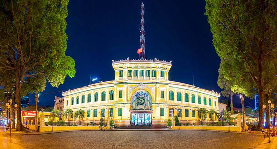 Poste centrale de Ho Chi Minh Ville