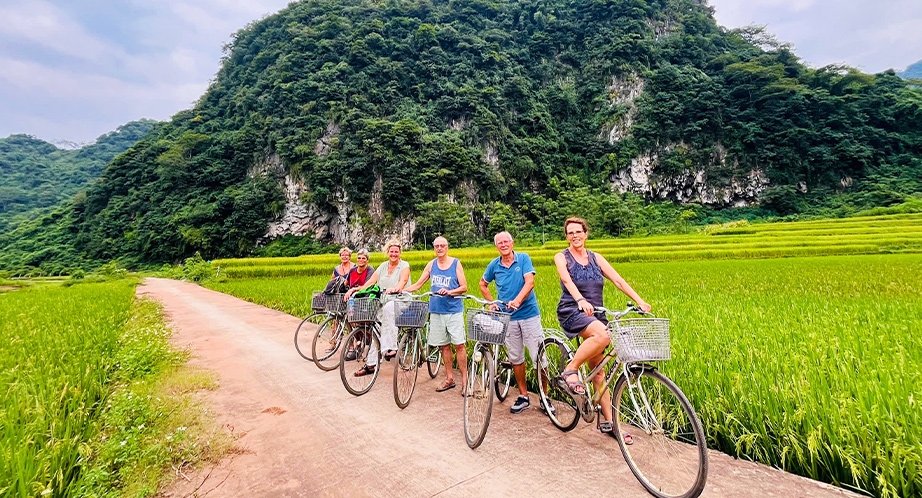 Balade à vélo à Mai Chau