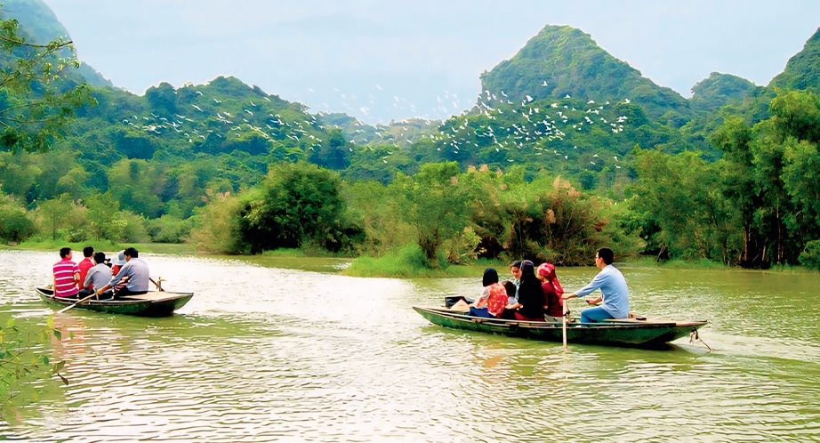 Croisière en barque à Thung Nham (Ninh Binh)