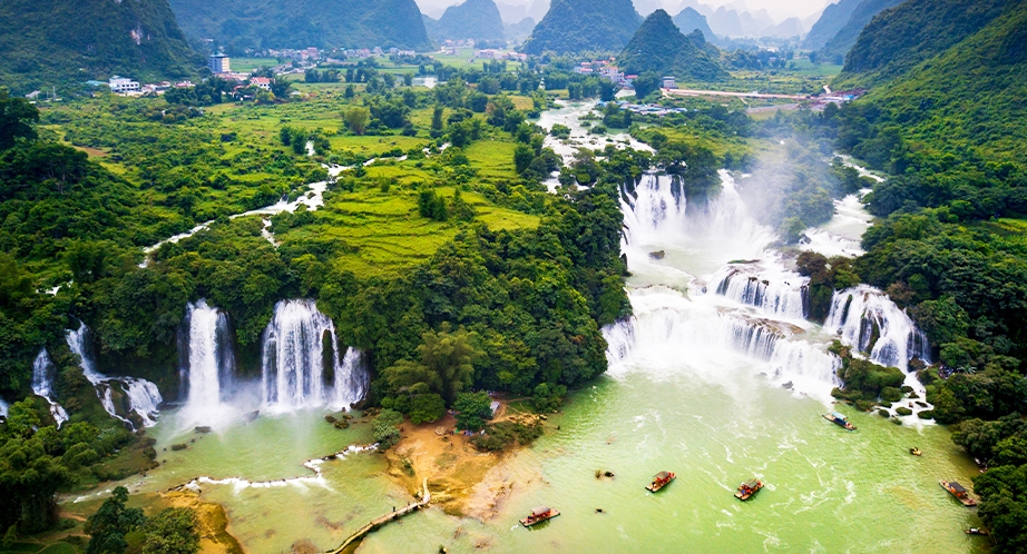 Chutes d'eau de Ban Gioc, Cao Bang