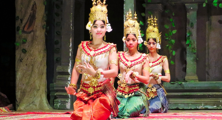 Danse d'Aspara des Khmers Cambodgiennes