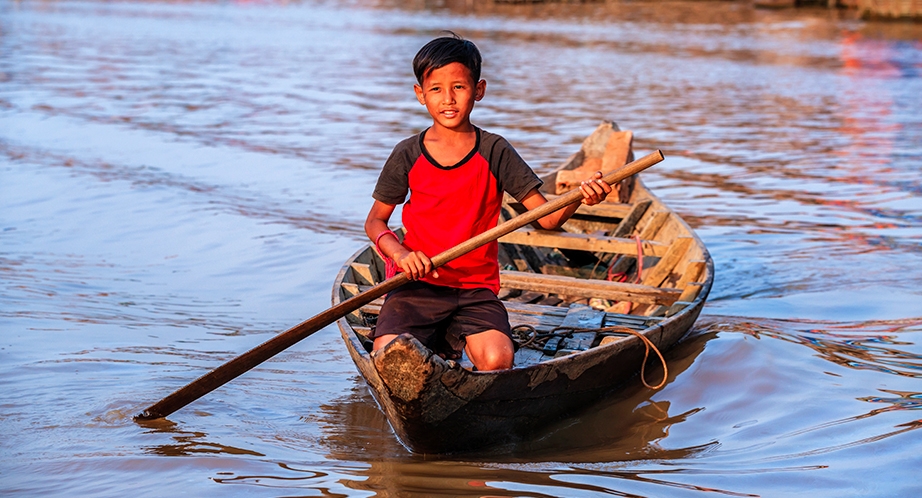 Village flottant du lac Tonlé Sap