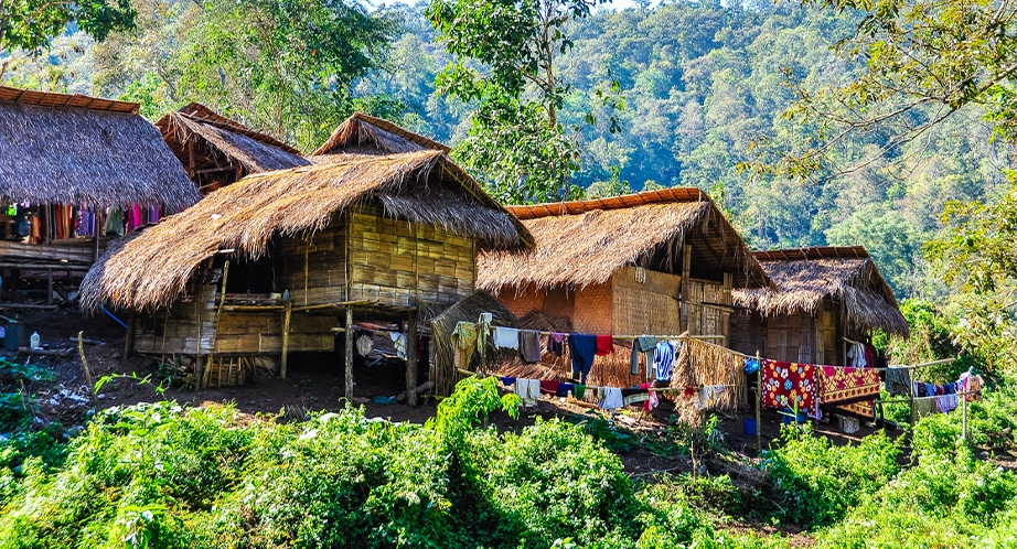 Village Karen près Chiang Mai