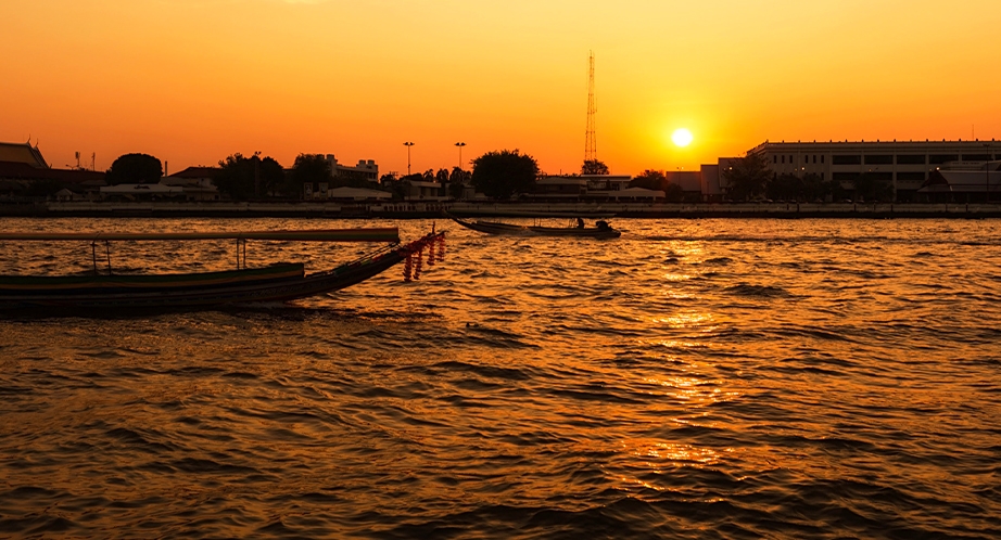 Rivière Chao Phraya -  Bangkok