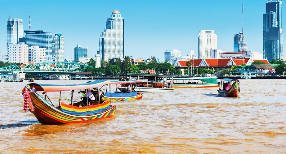 Rivière Chao Phraya -  Bangkok