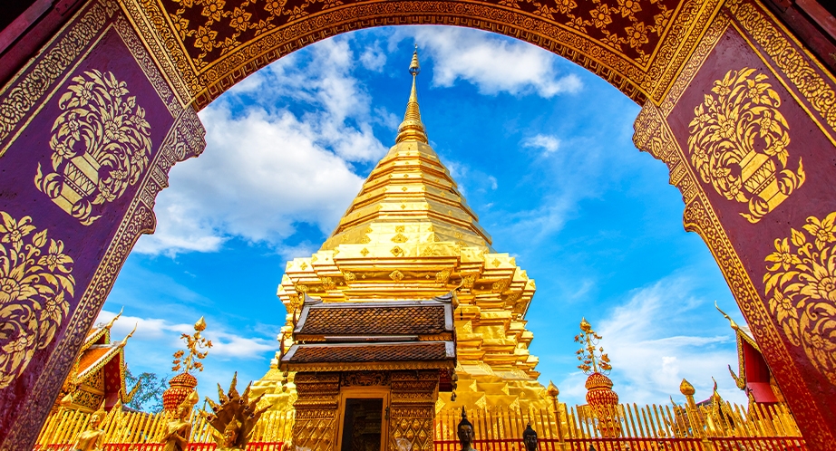 Pagode à Chiang Mai Thaïlande