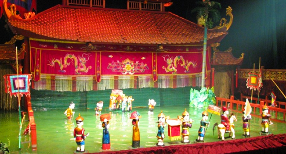 Spectacle de marionnettes sur l'eau Hanoi