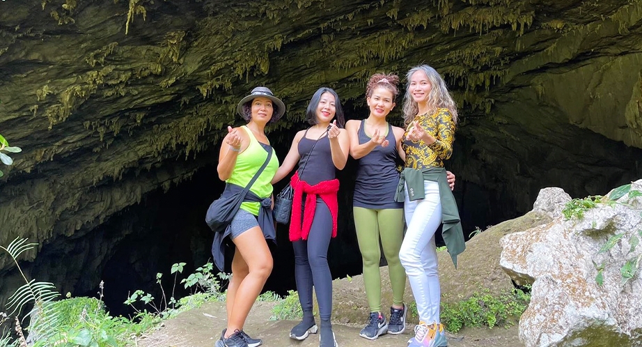 Randonnée à la grotte de Kho Muong