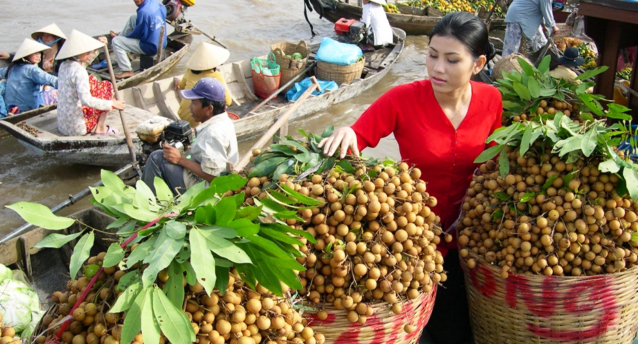 Marché Flottant Cai Be Mekong