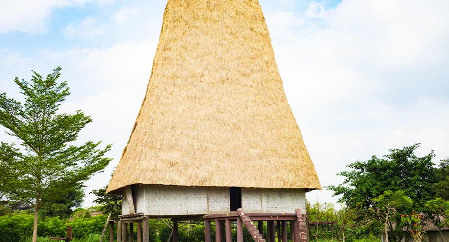 Maison communautaire d'un group ethnique