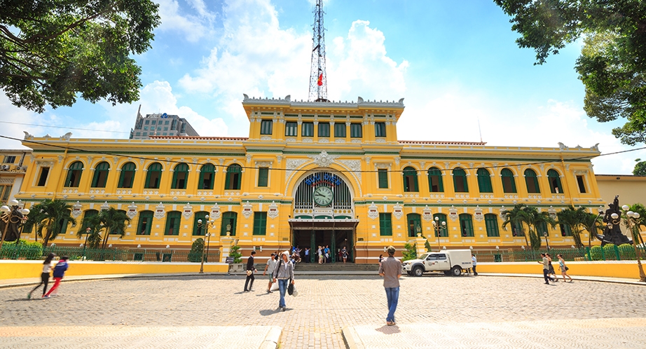 Poste centrale de Ho Chi Minh Ville