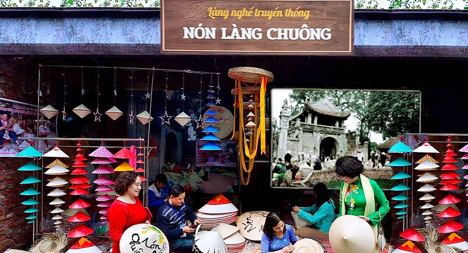Village chapeaux coniques Chuông