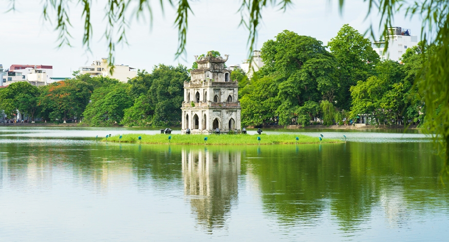 Lac Hoan Kiem à Hanoi