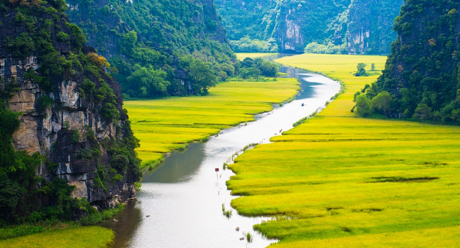 Croisière en barque à Tam Coc (Ninh Binh)