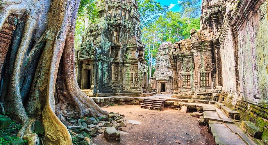 Temple d'Angkor Thom (Cambodge)
