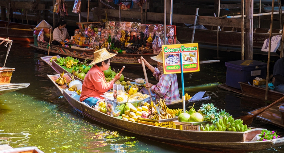 Marché flottant de Damnoen Saduak